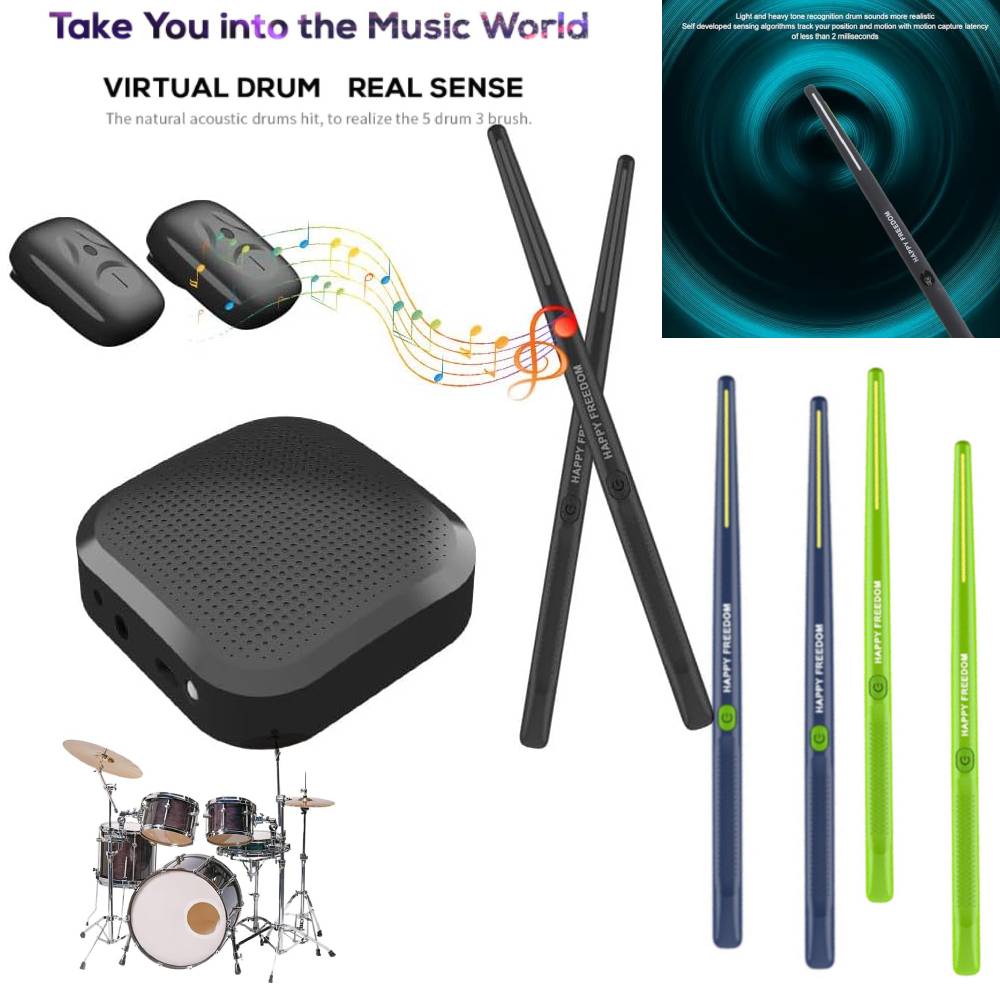 Musical Instrument Virtual - Somatosensory Virtual Drum Kit Electronic Air