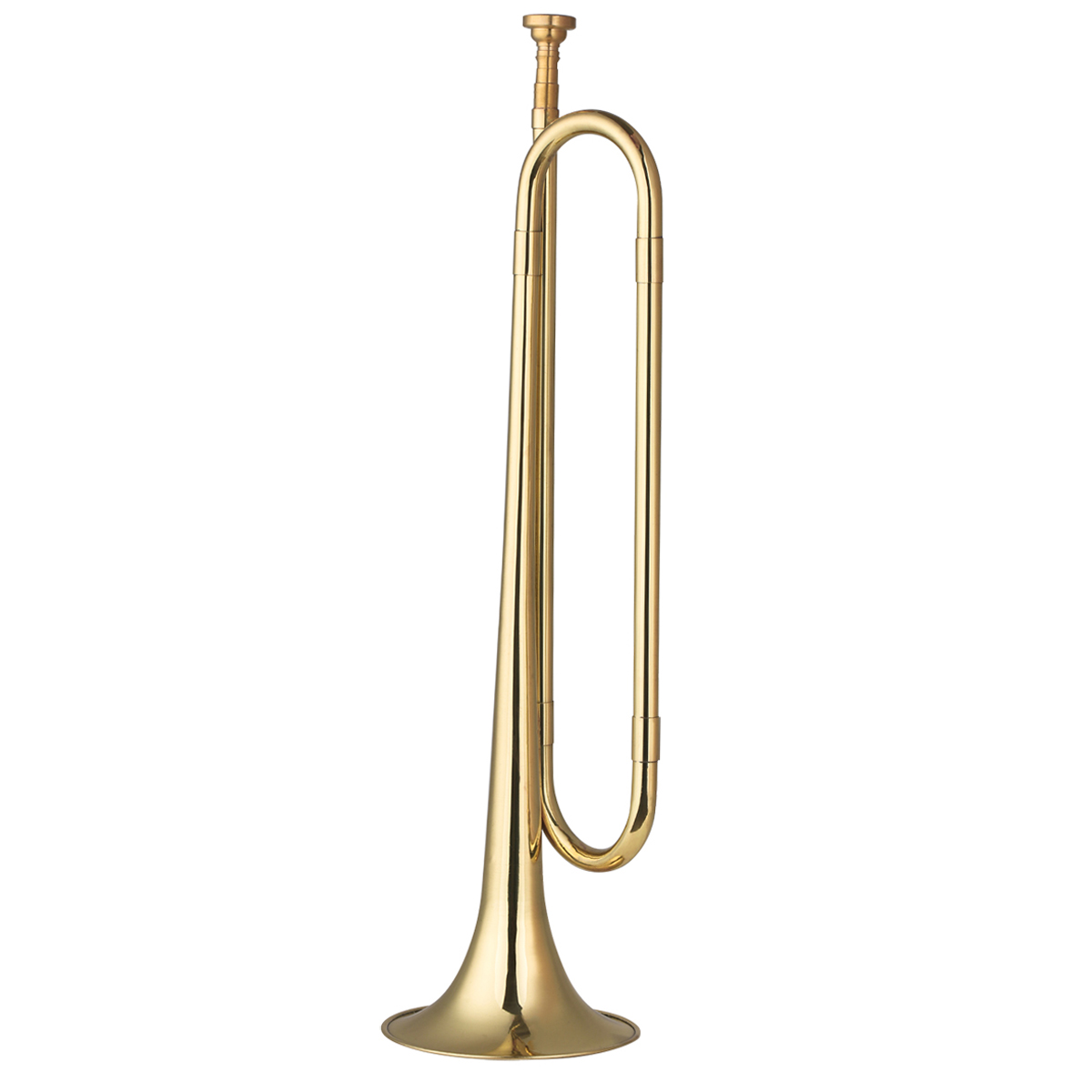 Musical Instrument Bugle - Brass C Bugle Call Gold-Plated Trumpet
