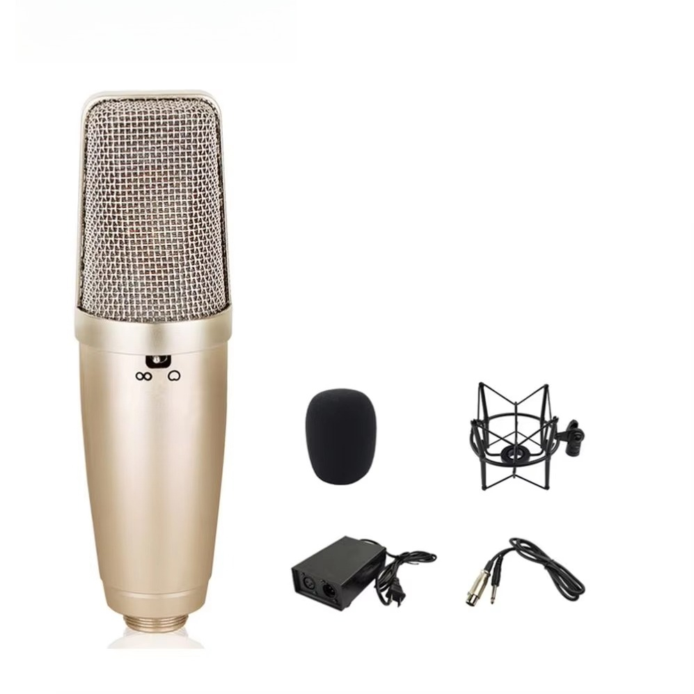 Song With Musical Instrument - Brand New Kids Microphone With Stand