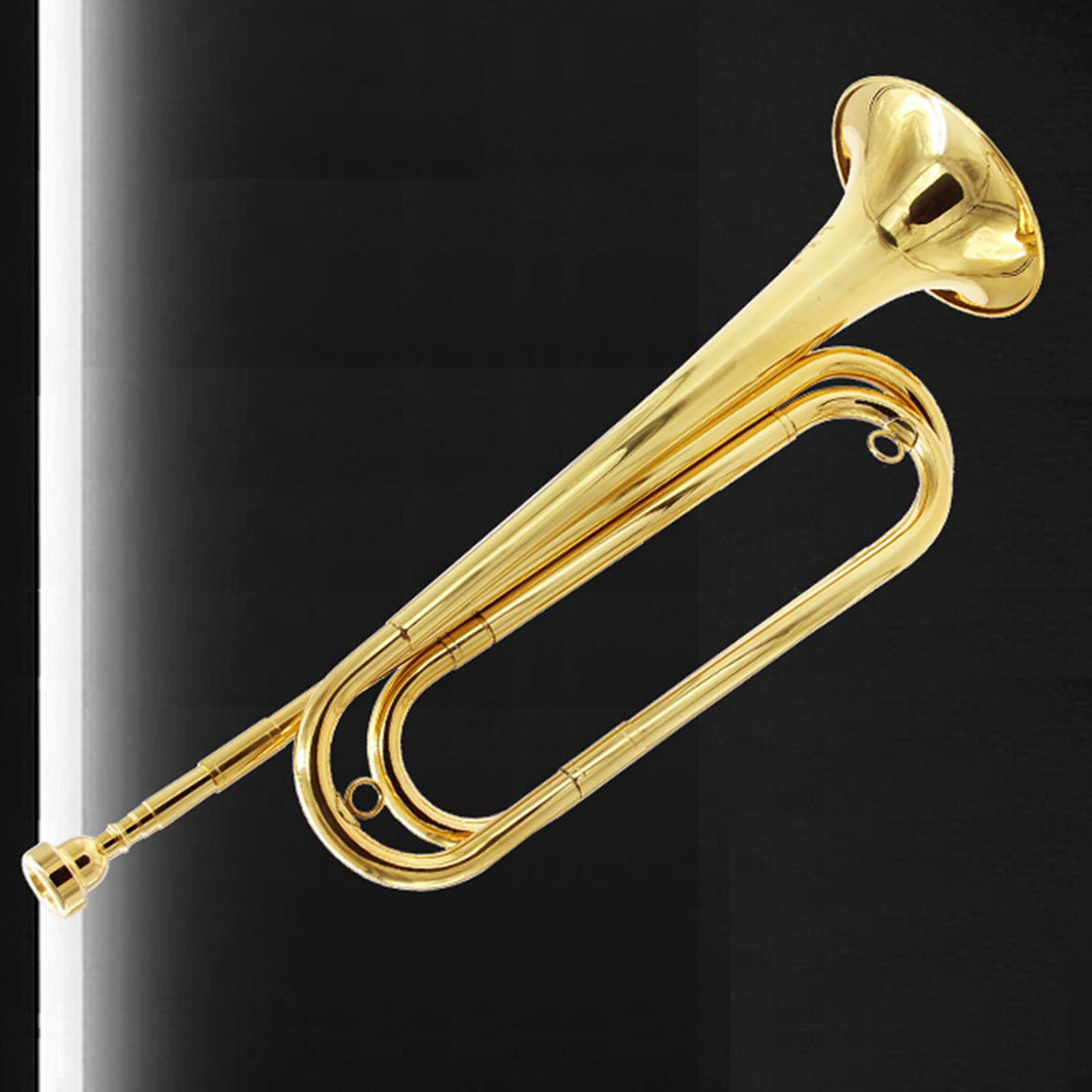 Musical Instrument Bugle - Cavalry Trumpet 7C Mouthpiece Signal Musical