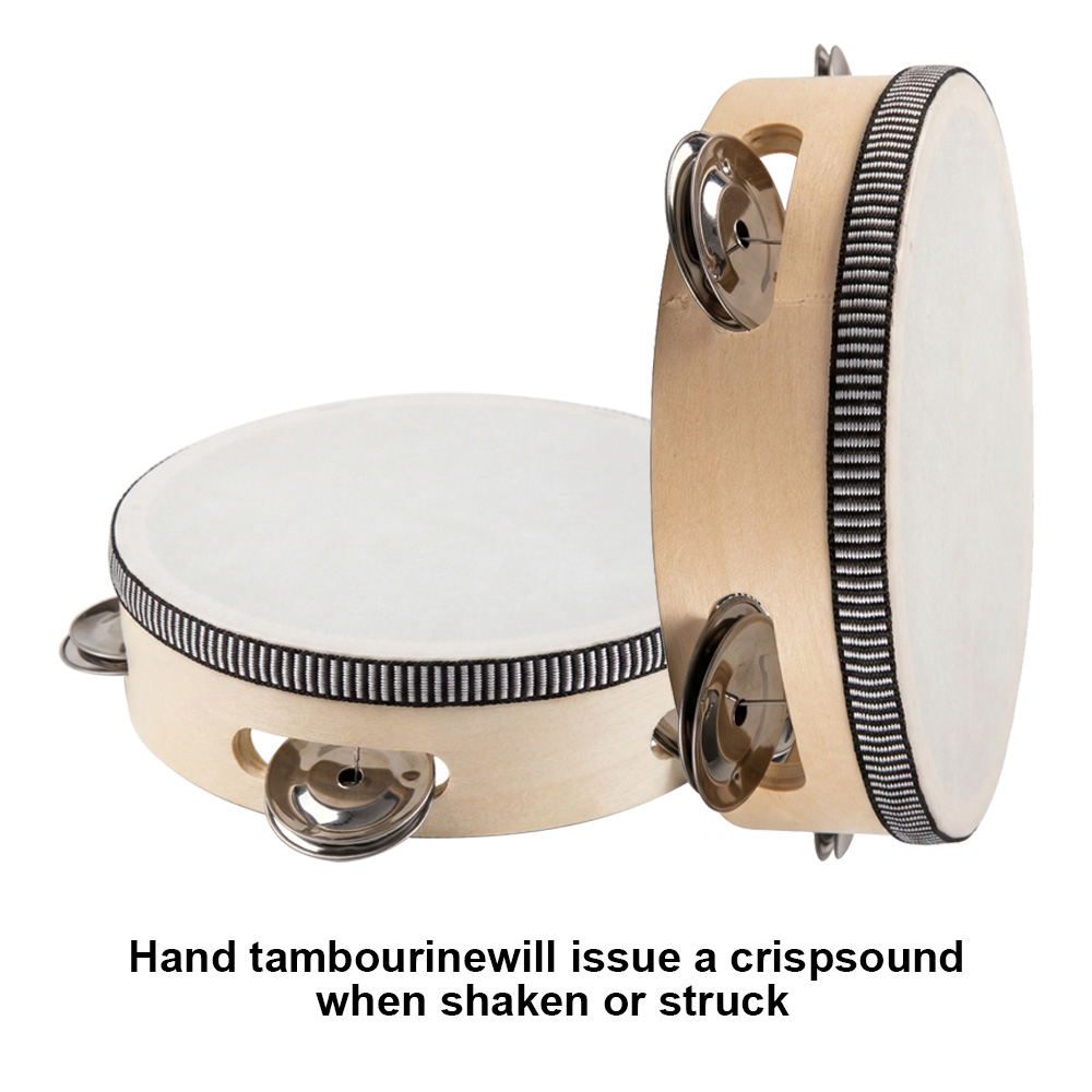 Musical Instruments Game - 6inch Hand Held Drum Tambourine Drum