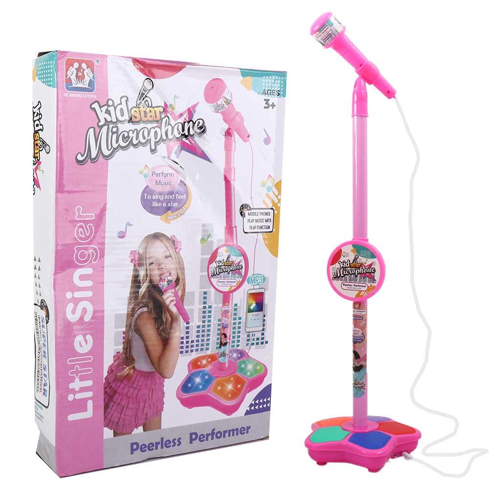 Song With Musical Instrument - Educational Brain-Training with Stand Karaoke Microphone