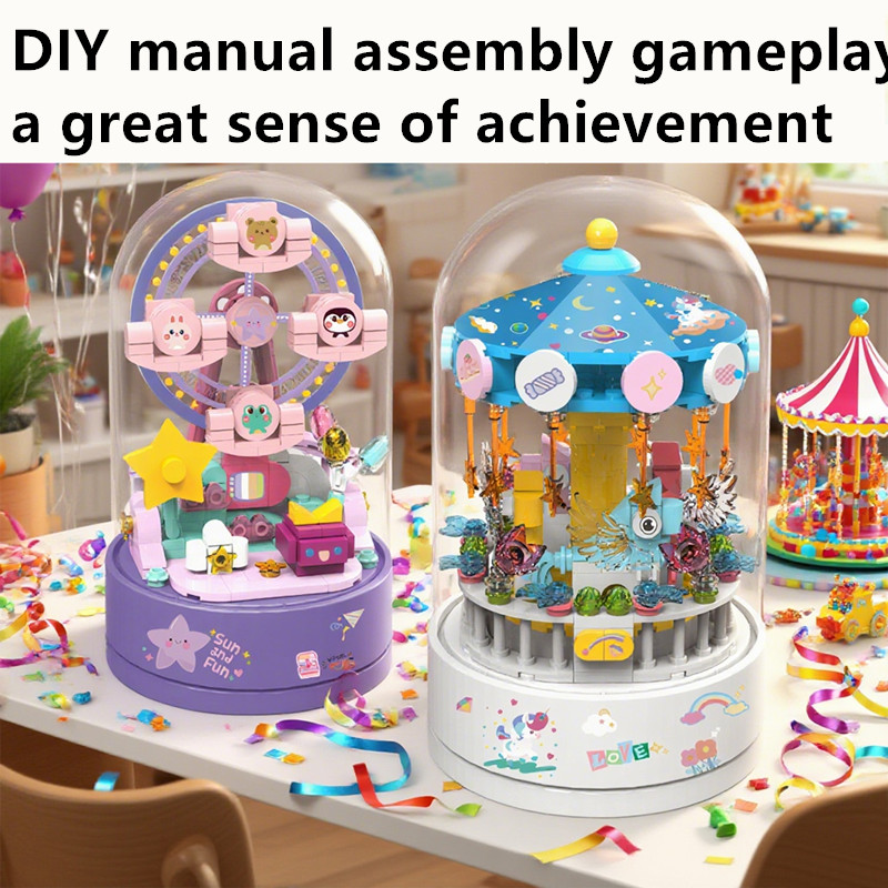 Building Block Music Box Flowe - Musical Instrument Park 评论和价格