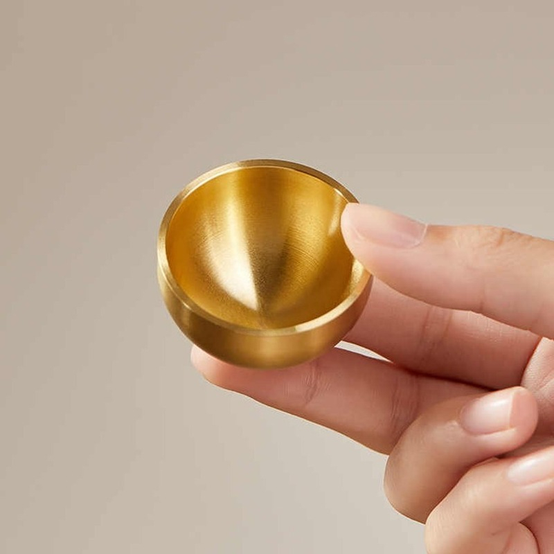Mini Singing Bowl Handmade Cop - Song With Musical Instrument 评论和价格