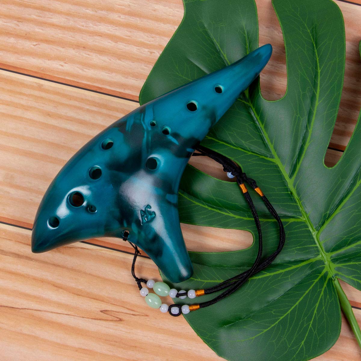 Ocarina12 Tones Alto C Ceramic - Song With Musical Instrument 评论和价格