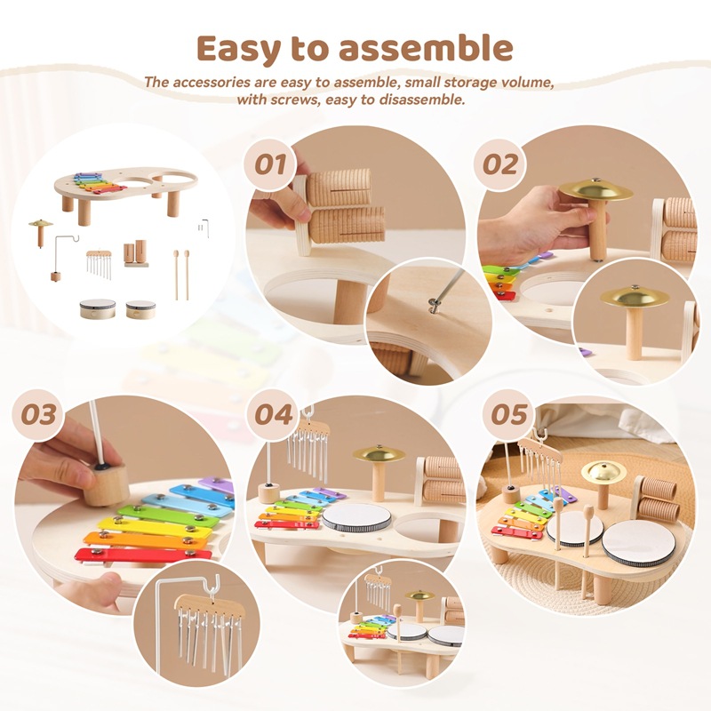 LazyChild Kids Educational Toy - Musical Instruments Game 评论和价格