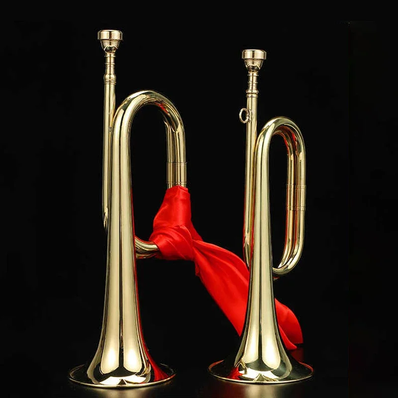 Brass Trumpet for Kids Beginne - Musical Instrument Bugle 评论和价格