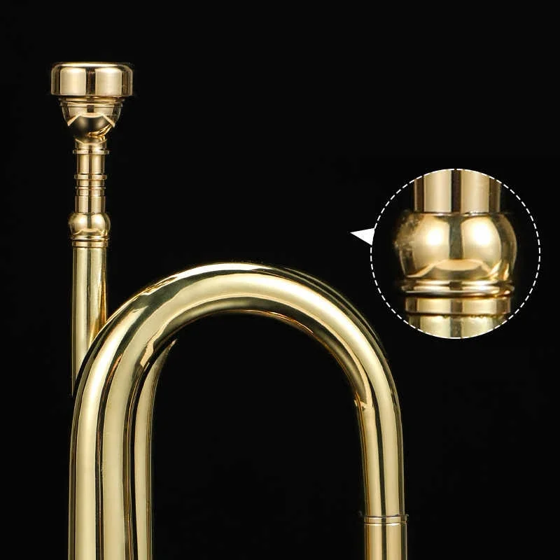 Brass Trumpet for Kids Beginne - Musical Instrument Bugle 评论和价格