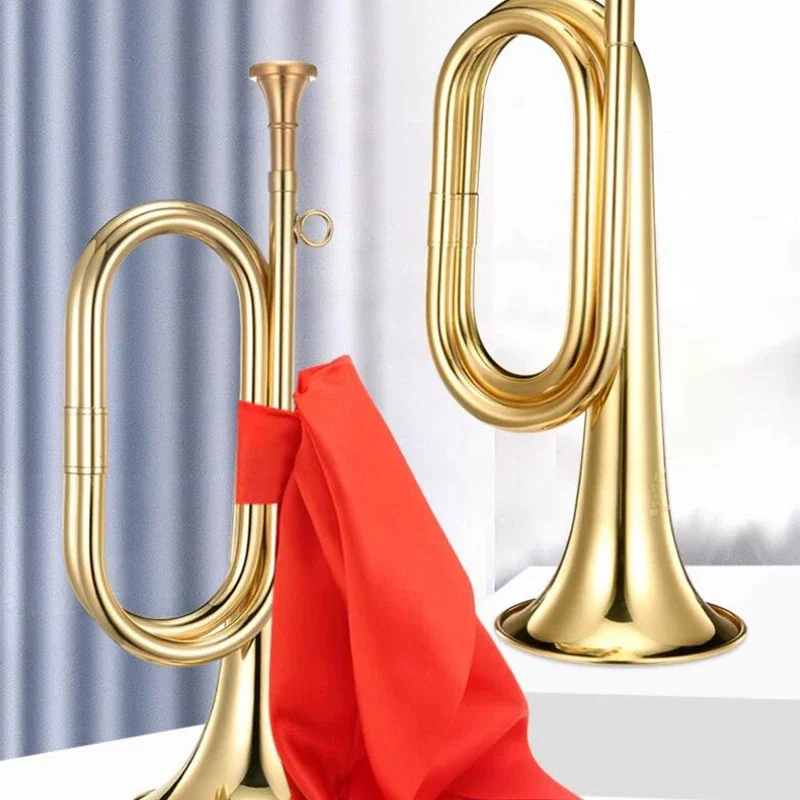 Brass Trumpet for Kids Beginne - Musical Instrument Bugle 评论和价格