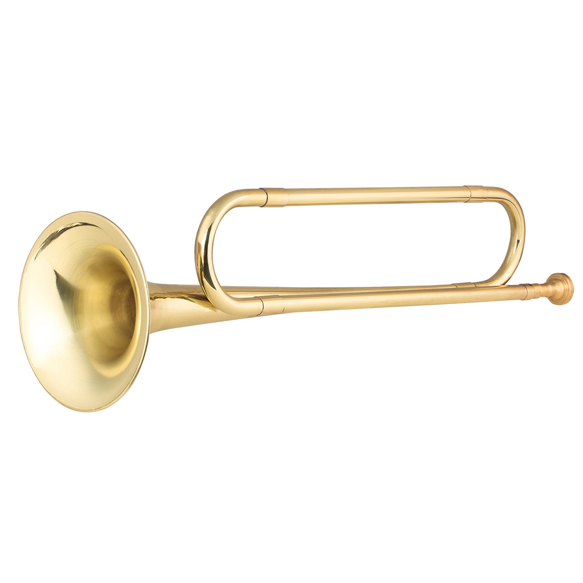 Brass C Bugle Call Gold-Plated - Musical Instrument Bugle 评论和价格