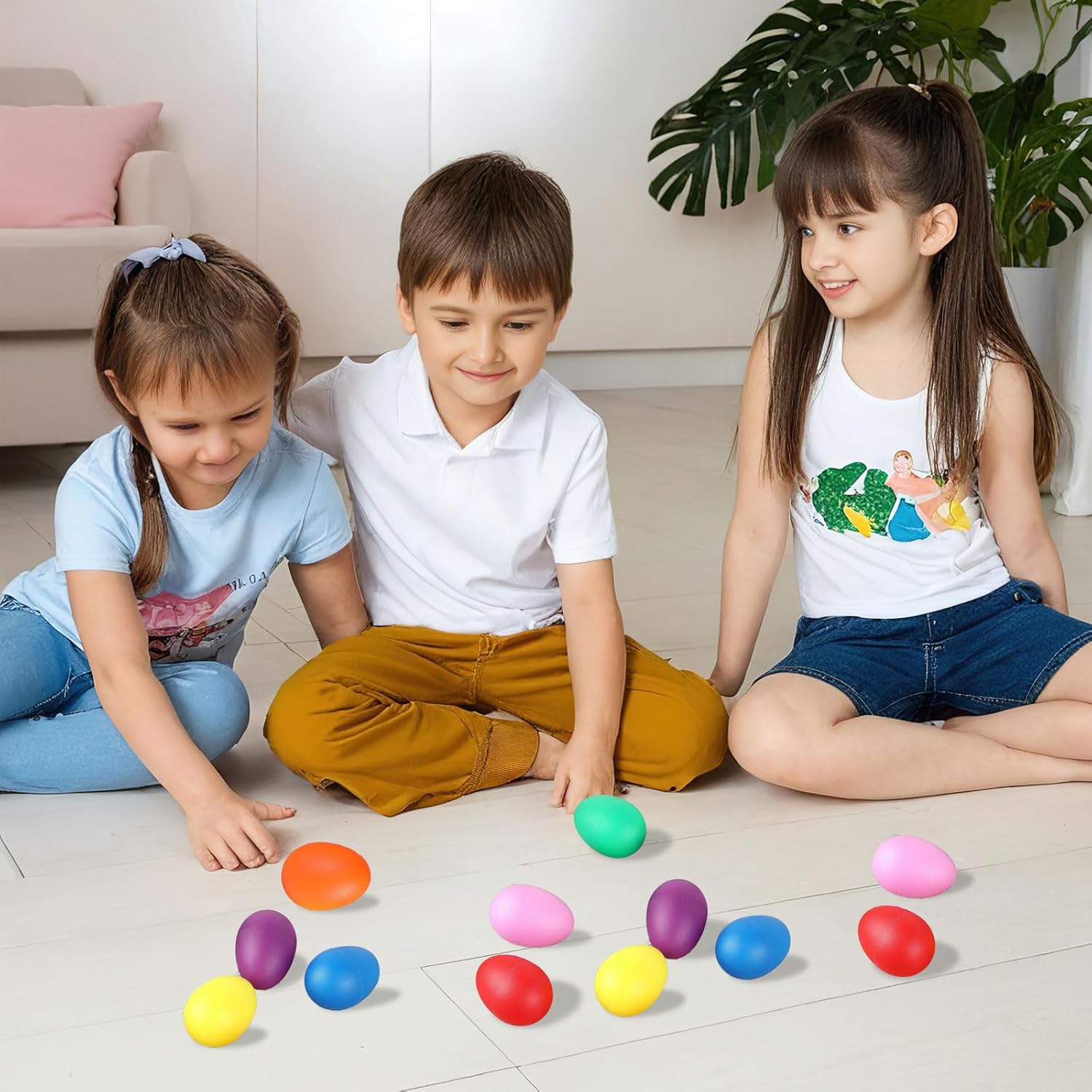 2Pcs Plastic Egg Shakers Percu - Musical Instruments Game 评论和价格