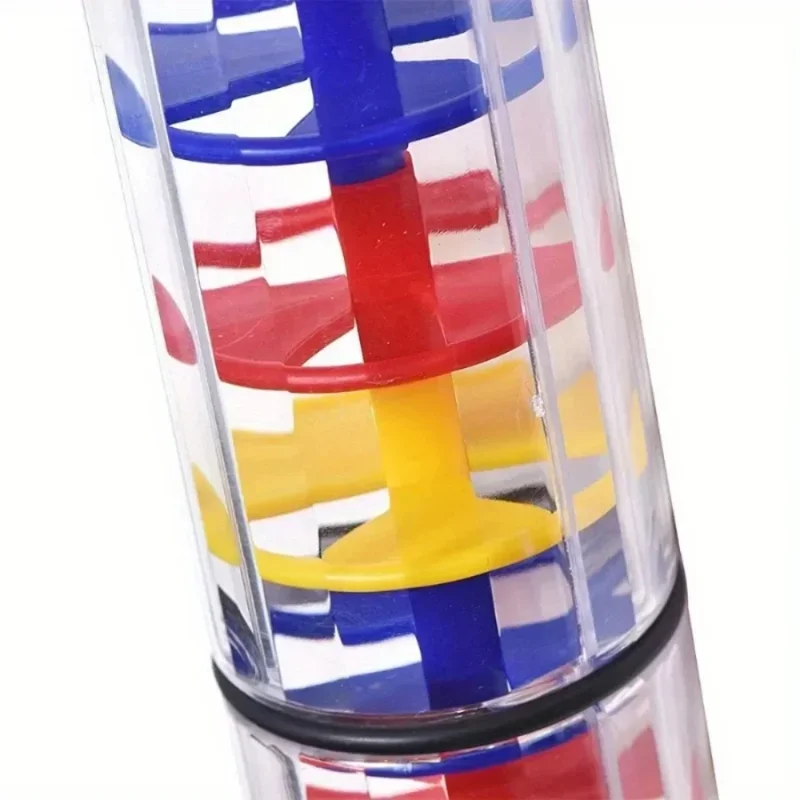 Rainbow Hourglass Rain Stick R - Musical Instrument You Shake 评论和价格