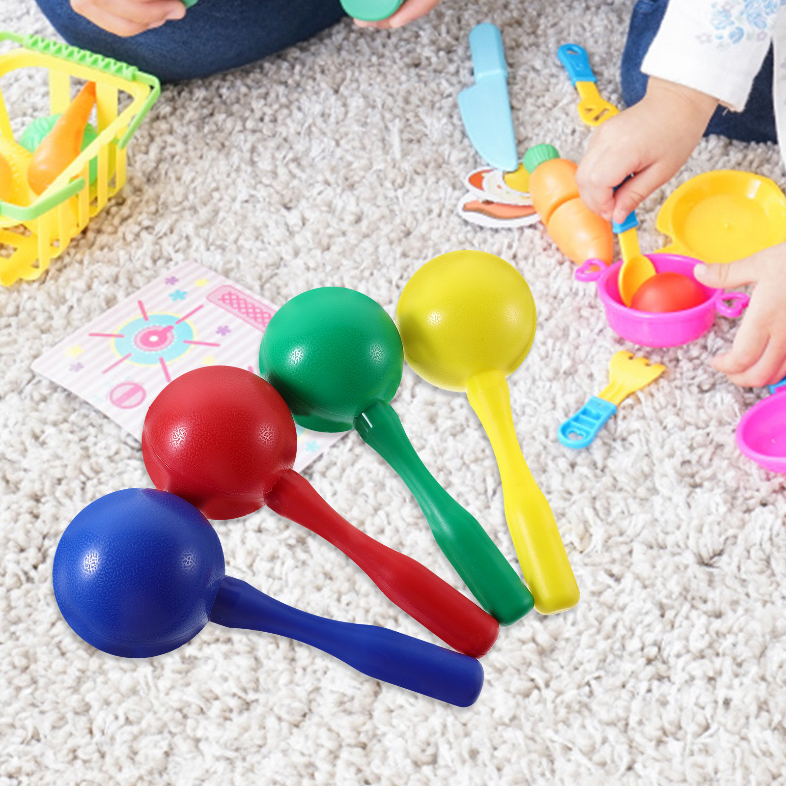 8Pcs Maraca Shaking Percussion - Musical Instrument You Shake 评论和价格