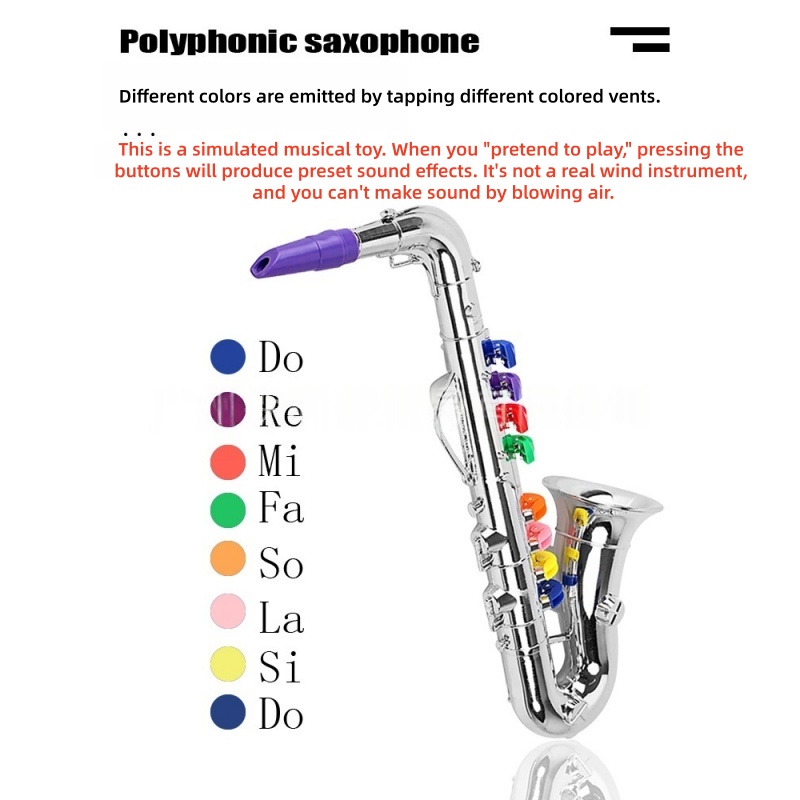 Saxophone Toy Musical Wind Ins - Song With Musical Instrument 评论和价格