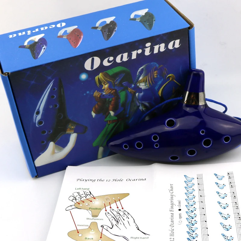 Hot﻿ Ocarina Ceramic Legend Of - Song With Musical Instrument 评论和价格