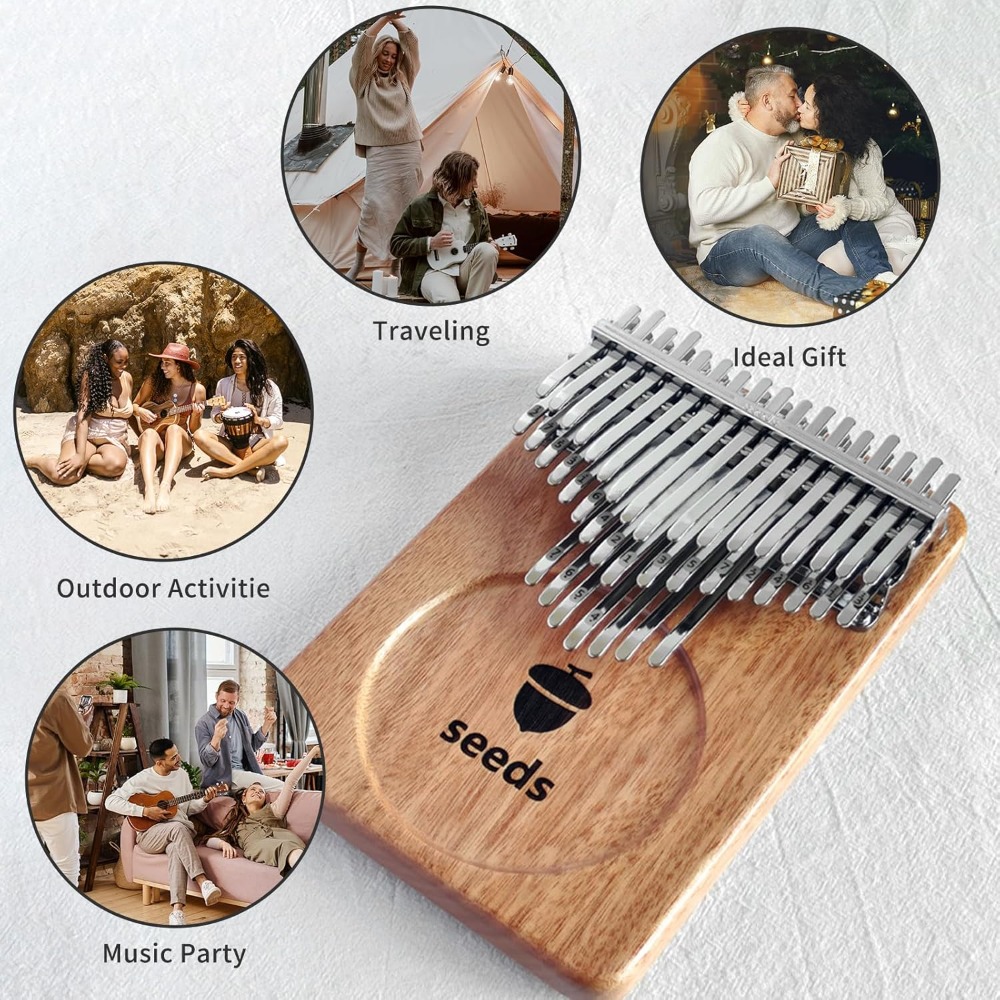 Seeds 41 Keys Chromatic Kalimb - Musical Instrument Tabla 评论和价格