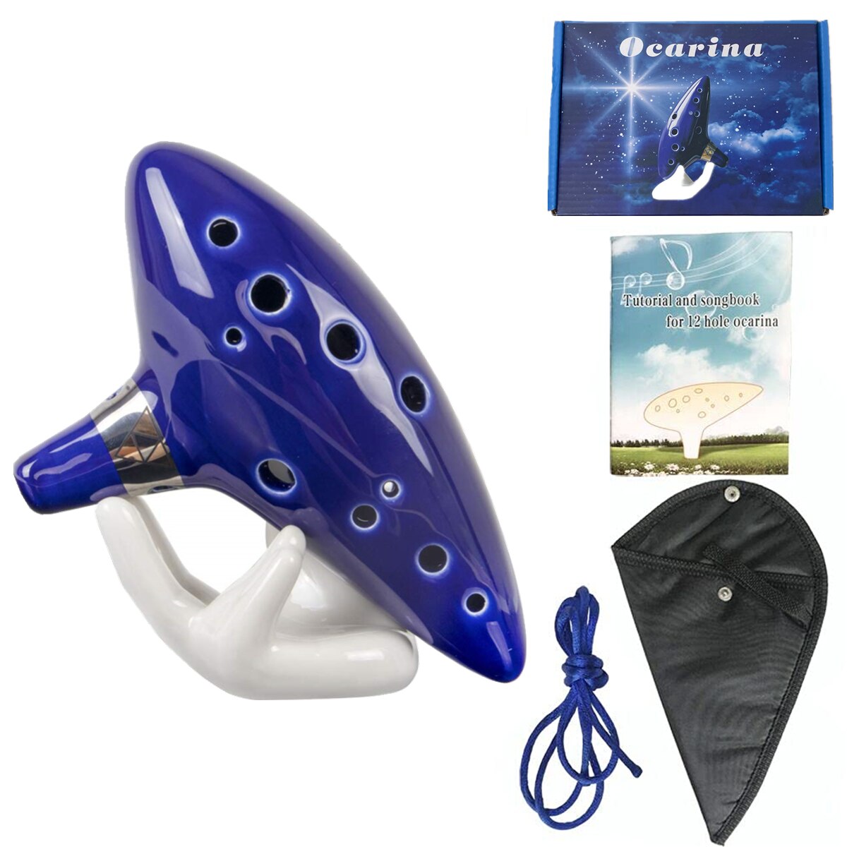 Miwayer 12 Hole Alto C Ceramic - Song With Musical Instrument 评论和价格
