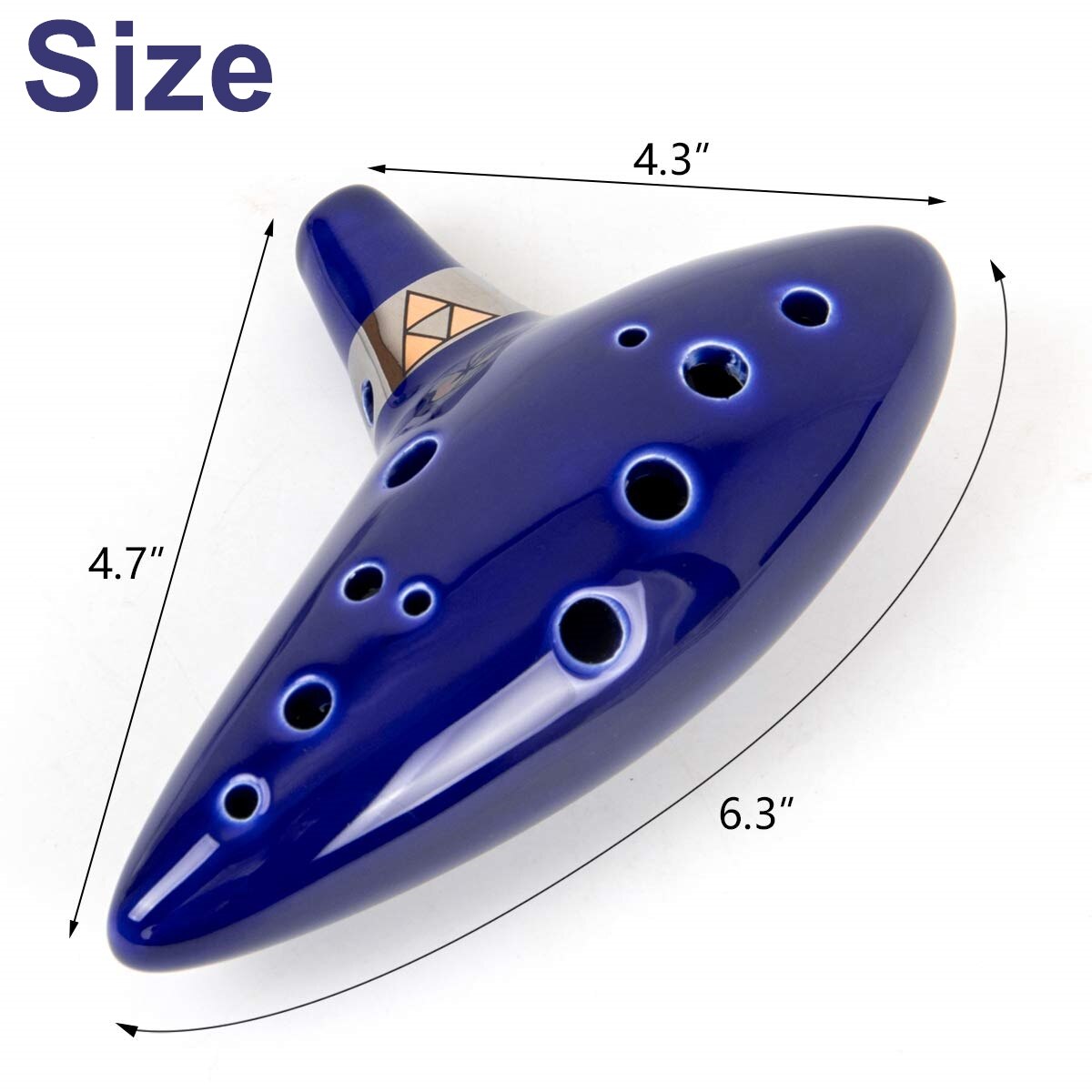Miwayer 12 Hole Alto C Ceramic - Song With Musical Instrument 评论和价格