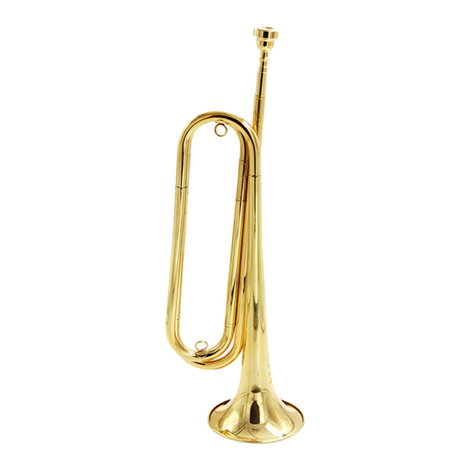 Brass Blowing Bugle Cavalry Tr - Musical Instrument Bugle 评论和价格