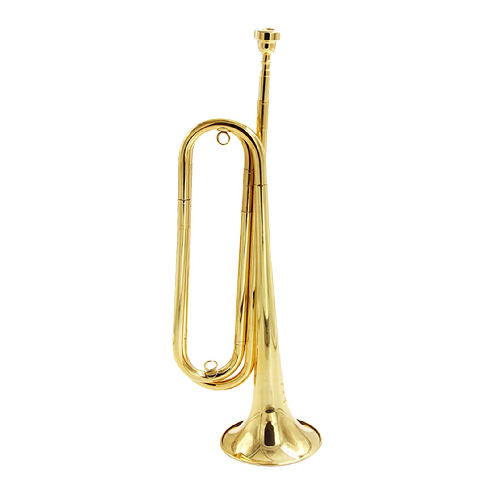 Brass Blowing Bugle Cavalry Tr - Musical Instrument Bugle 评论和价格