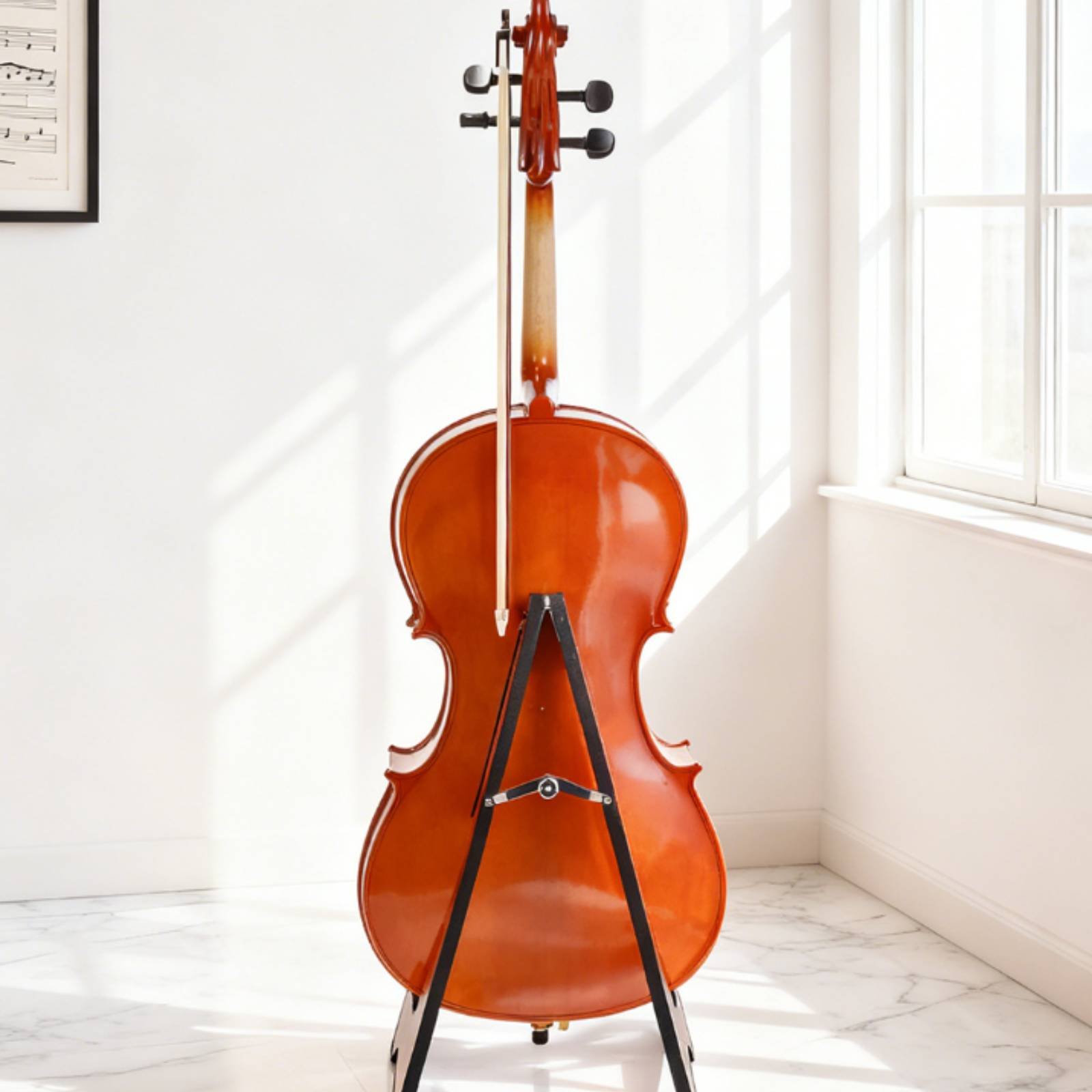 Floor Cello Stand Elegant Desi - Musical Instrument Cello 评论和价格