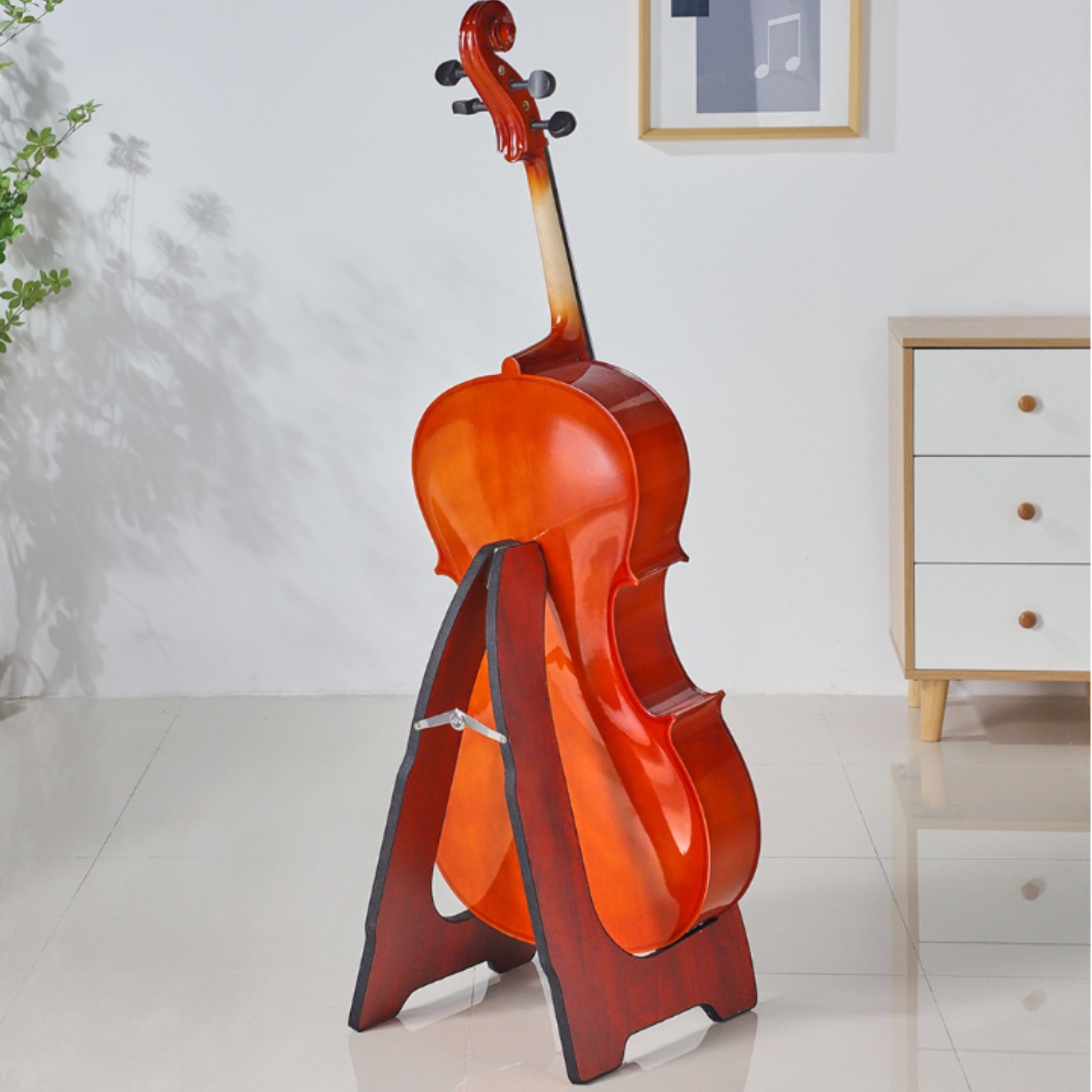 Floor Cello Stand Elegant Desi - Musical Instrument Cello 评论和价格