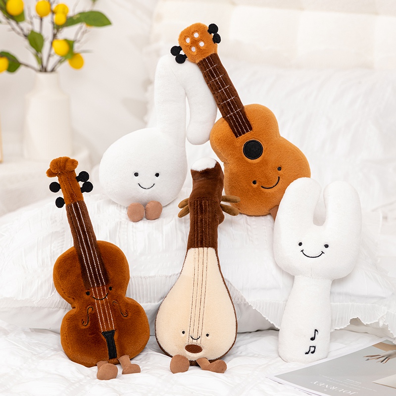 Cute Musical Plush Toy Soft Vi - Musical Instruments Game 评论和价格