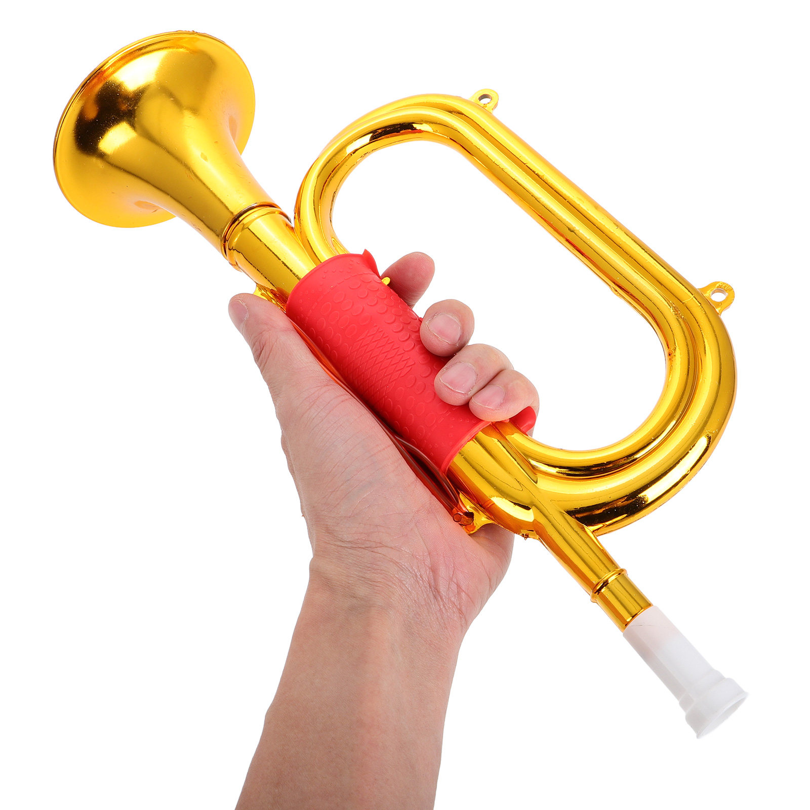 Golden Plastic Bugle for Child - Musical Instrument Bugle 评论和价格