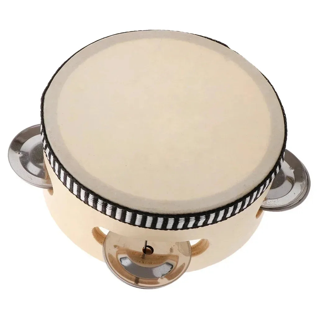 6inch Hand Held Drum Tambourin - Musical Instruments Game 评论和价格