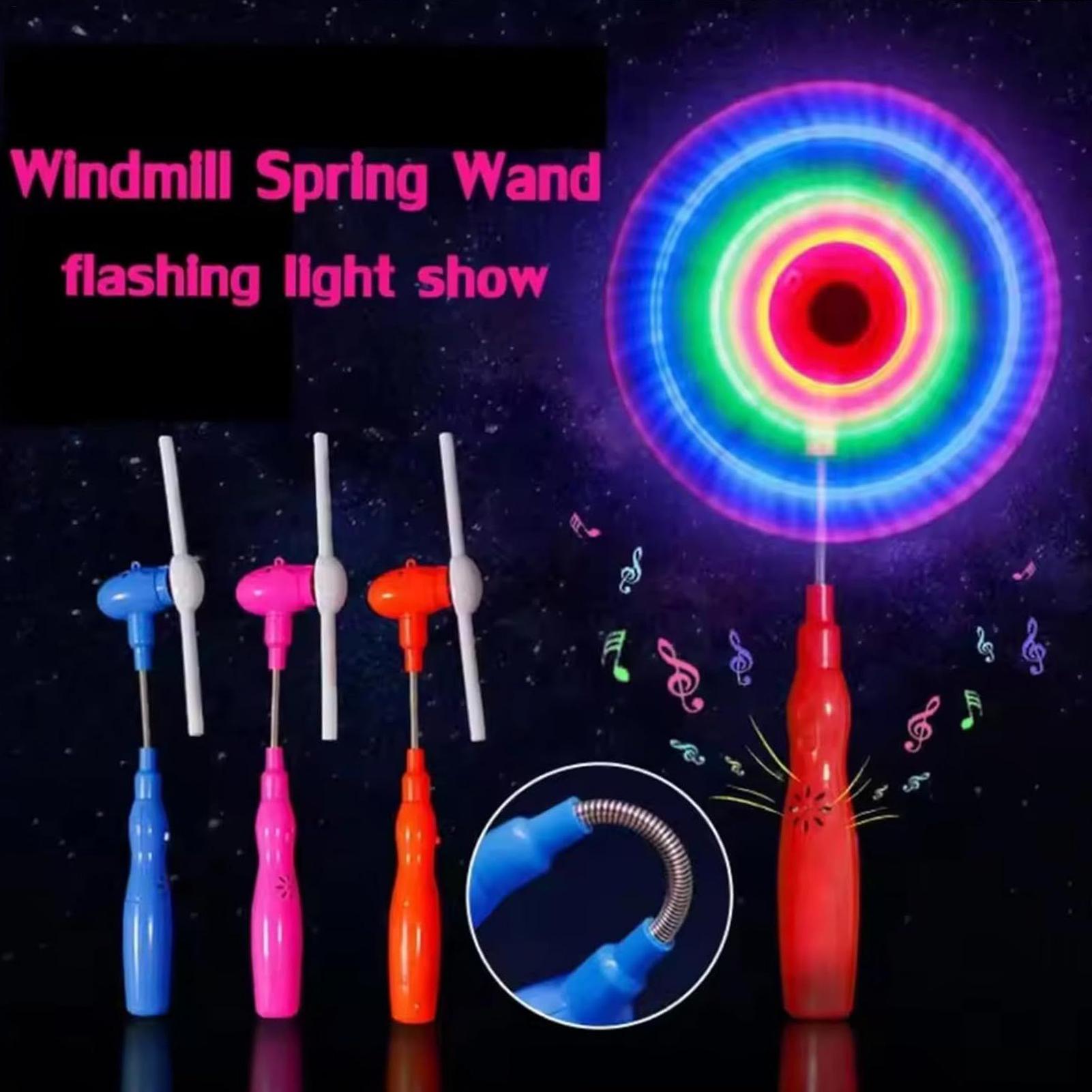 Kids LED Flashing Windmill Col - Musical Instrument Park 评论和价格