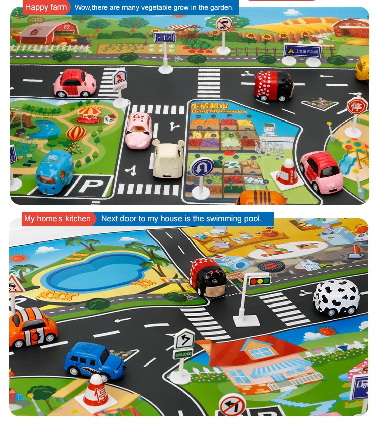 Baby Play Mat City Traffic Car - Musical Instrument Park 评论和价格