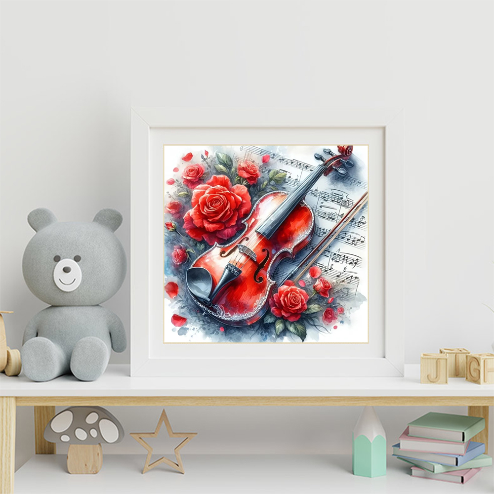 Evershine DIY Diamond Painting - Musical Instrument Cello 评论和价格