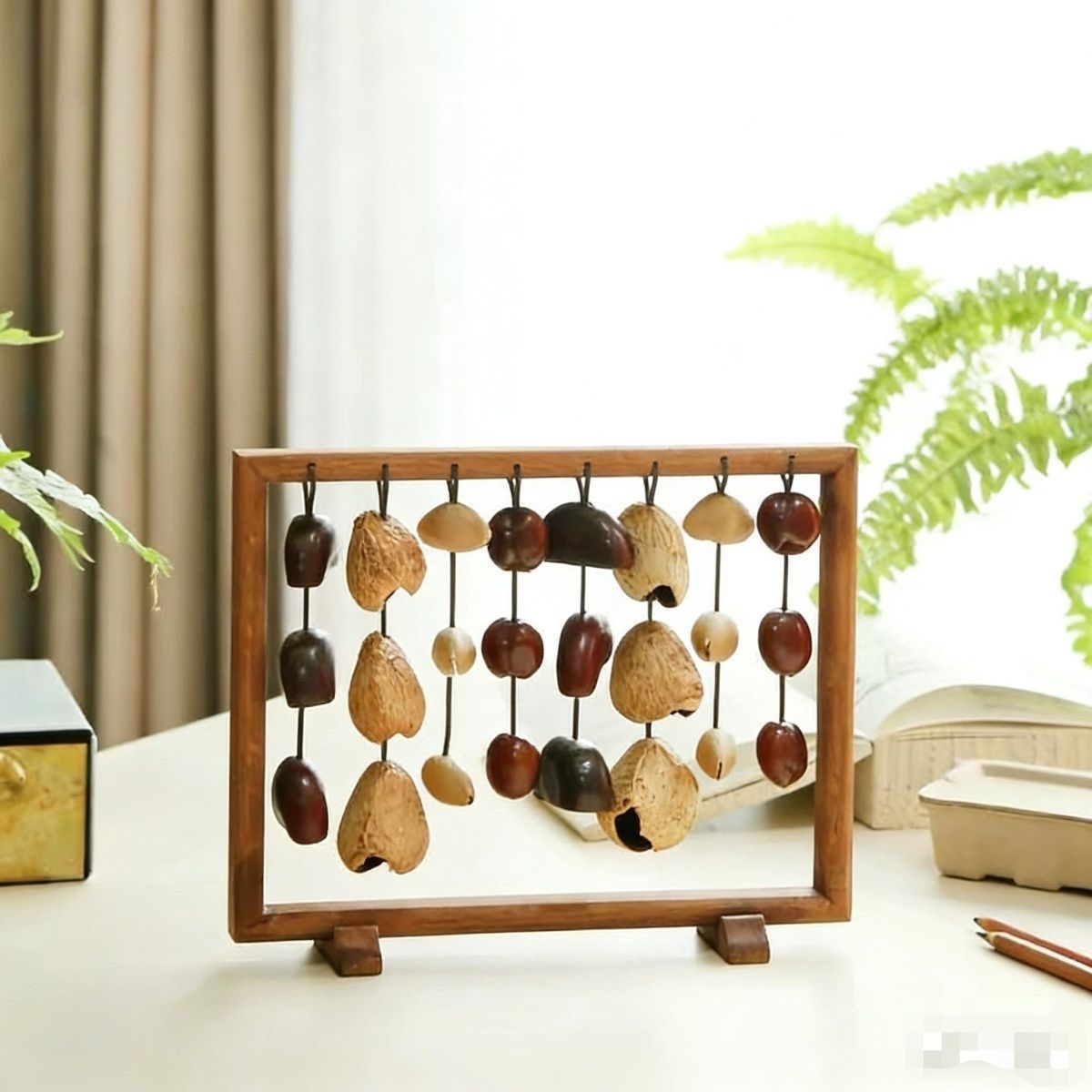 Nut Shell Wind Chimes Meditati - Musical Instrument Chimes 评论和价格