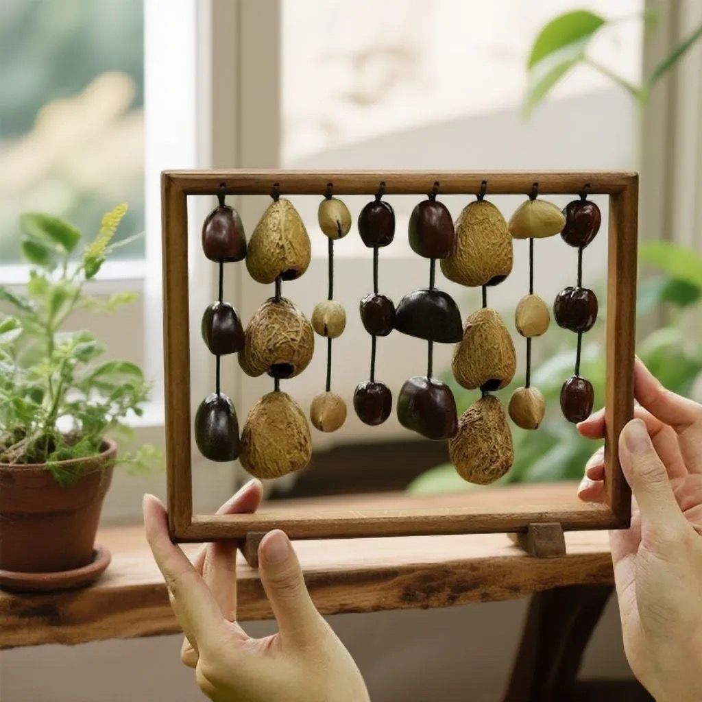 Nut Shell Wind Chimes Meditati - Musical Instrument Chimes 评论和价格