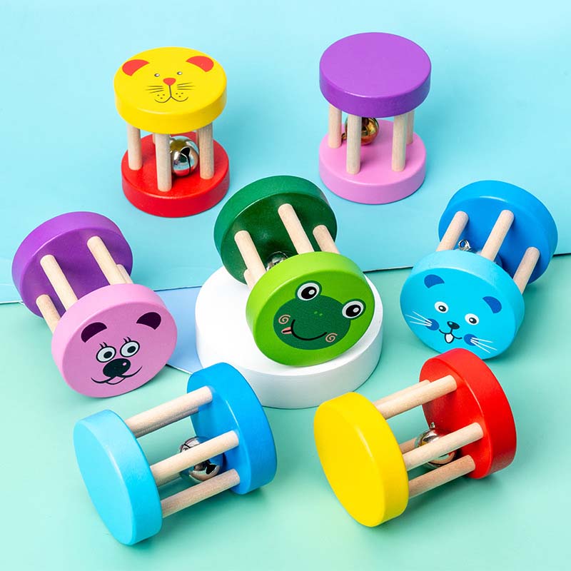 1pc Montessori Baby Wooden Cag - Musical Instrument You Shake 评论和价格