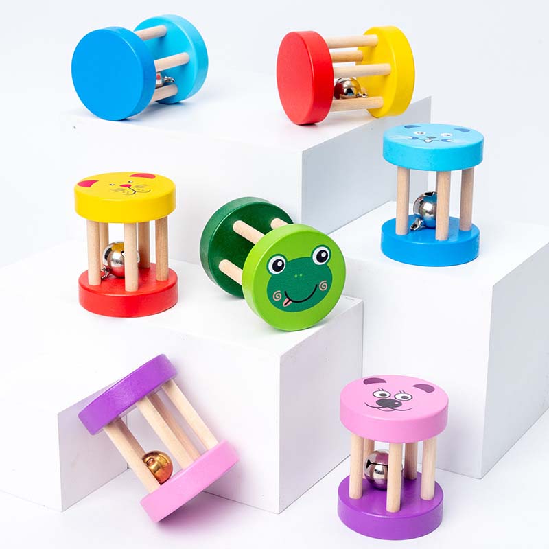 1pc Montessori Baby Wooden Cag - Musical Instrument You Shake 评论和价格