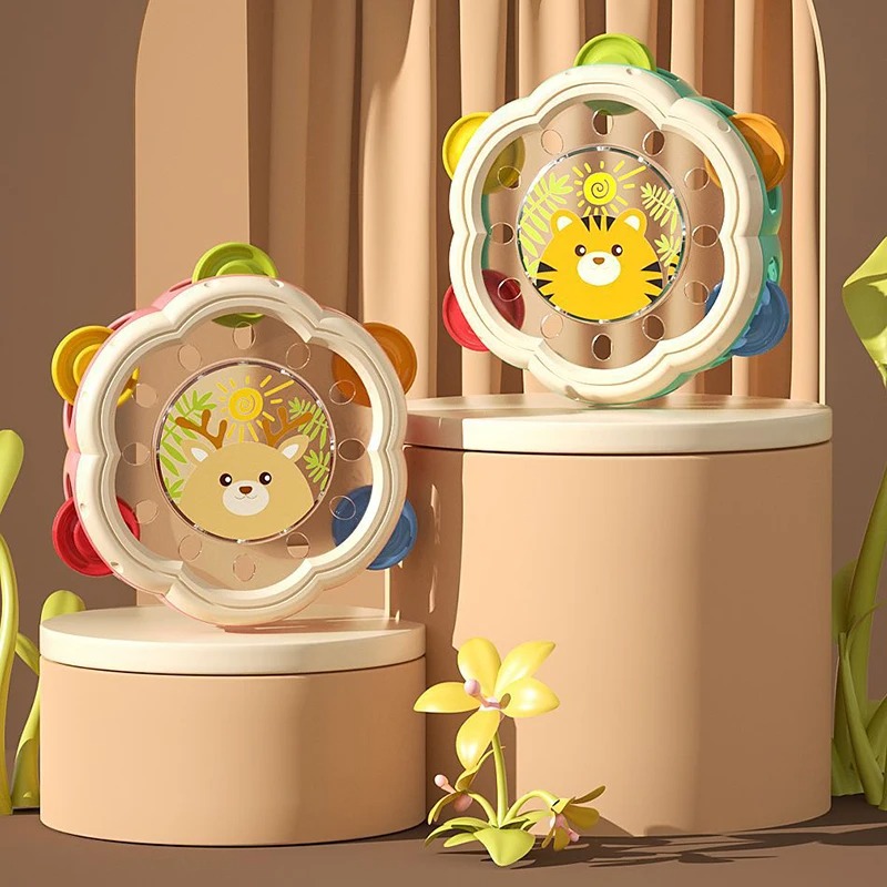 Hand Drum Toy For Baby Toddler - Musical Instrument You Shake 评论和价格