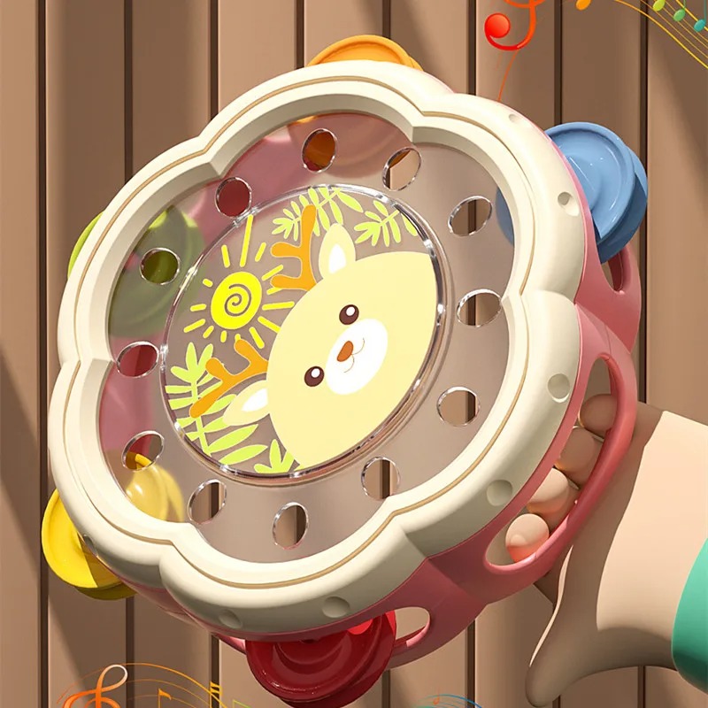 Hand Drum Toy For Baby Toddler - Musical Instrument You Shake 评论和价格