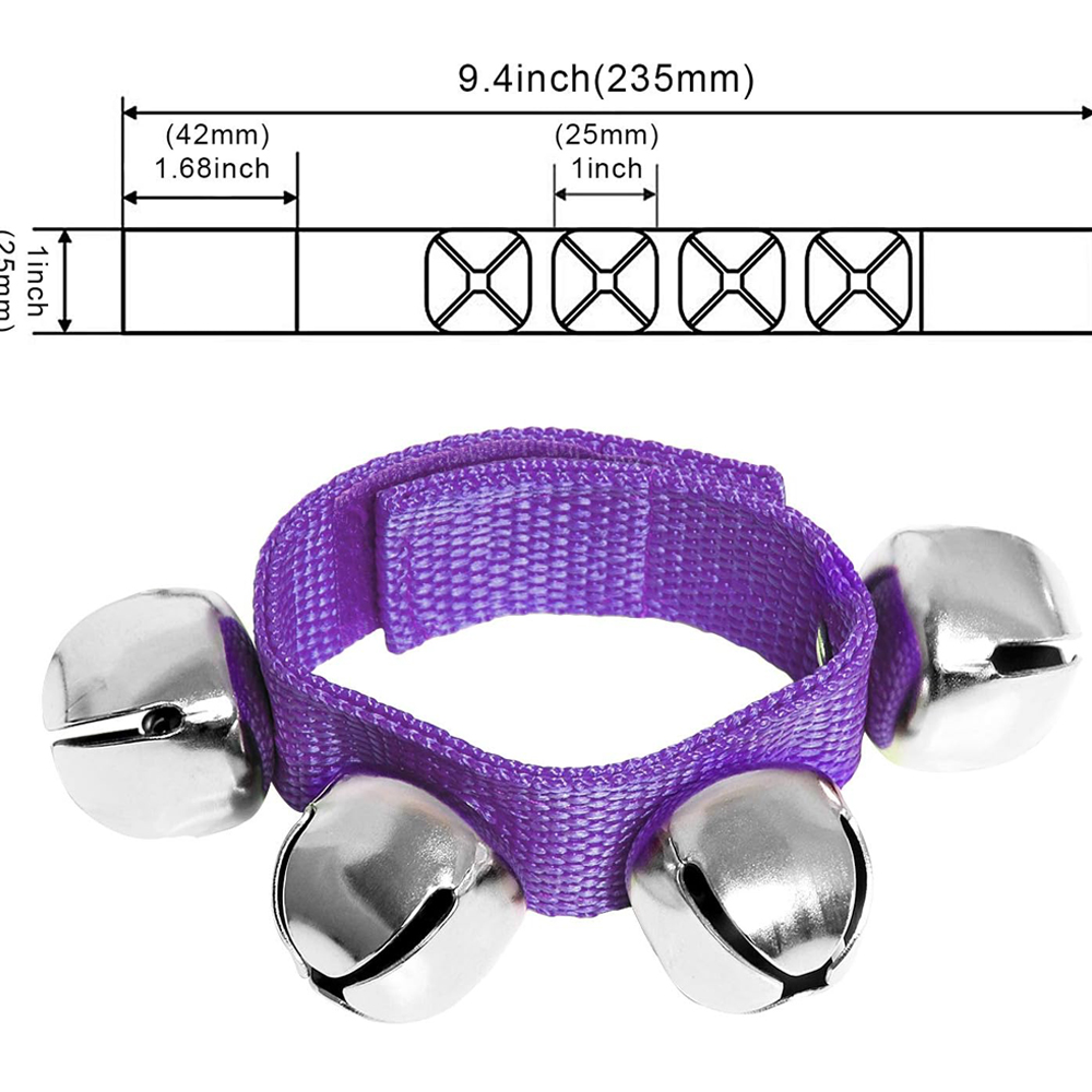 Jingle Bells Wrist Band Jingle - Musical Instrument You Shake 评论和价格