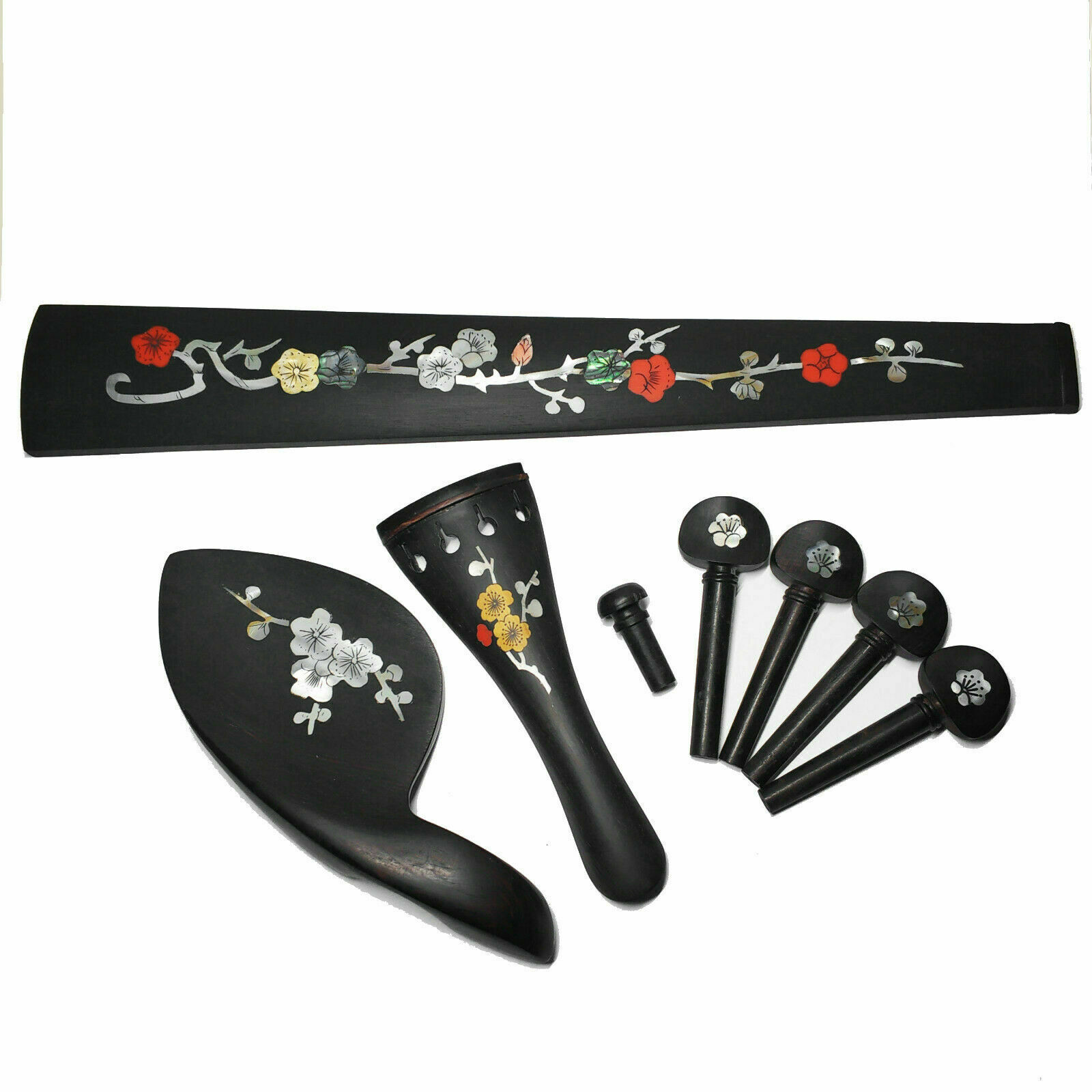 Ebony inlay Pearl shells Violi - Musical Instrument Cello 评论和价格