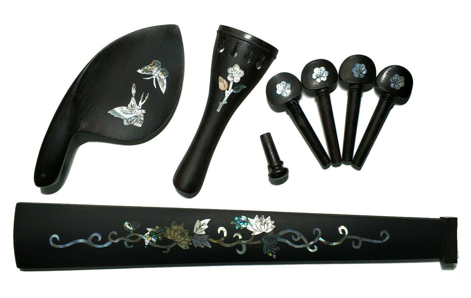 Ebony inlay Pearl shells Violi - Musical Instrument Cello 评论和价格