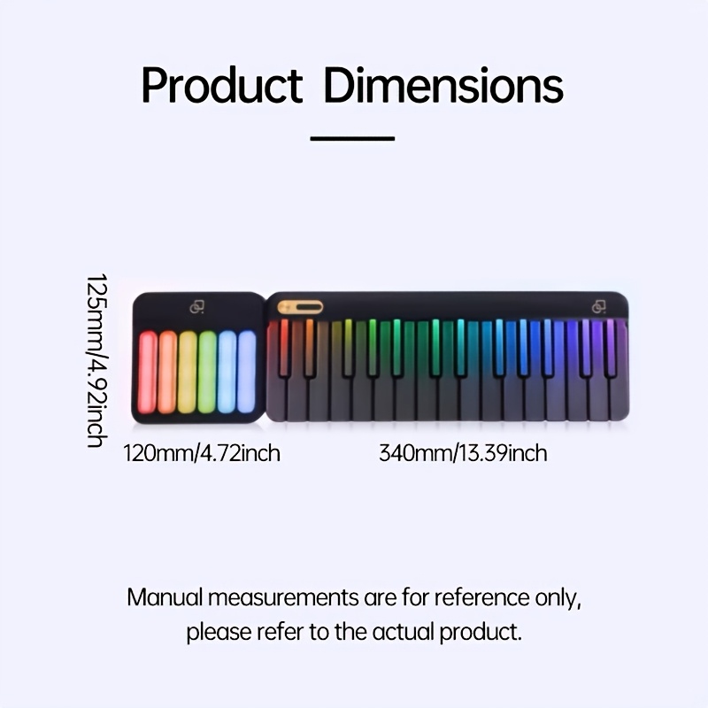 Stylish LED-Backlit PopuPiano  - Musical Instrument Tabla 评论和价格